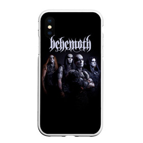 Чехол для iPhone XS Max матовый с принтом Behemoth в Санкт-Петербурге, Силикон | Область печати: задняя сторона чехла, без боковых панелей | behemoth | dark | deathmetal | metal | бегемот | блэк метал