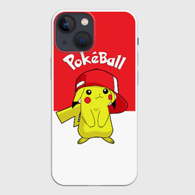 Чехол для iPhone 13 mini с принтом Pokeball в Санкт-Петербурге,  |  | Тематика изображения на принте: pikachu | pokeboll | pokemon | пикачу | покеболл | покемон