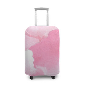 Чехол для чемодана 3D с принтом Розовая мечта в Санкт-Петербурге, 86% полиэфир, 14% спандекс | двустороннее нанесение принта, прорези для ручек и колес | 