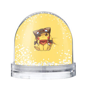 Снежный шар с принтом Pikachu в Санкт-Петербурге, Пластик | Изображение внутри шара печатается на глянцевой фотобумаге с двух сторон | pikachu | pokeball | pokemon | пикачу | покеболл | покемон