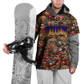 Накидка на куртку 3D с принтом Doom. Все монстры (pixel art) в Санкт-Петербурге, 100% полиэстер |  | Тематика изображения на принте: 