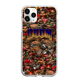 Чехол для iPhone 11 Pro матовый с принтом Doom Все монстры (pixel art) в Санкт-Петербурге, Силикон |  | Тематика изображения на принте: 