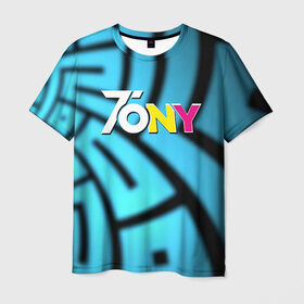 Мужская футболка 3D с принтом TonyCreative 5 в Санкт-Петербурге, 100% полиэфир | прямой крой, круглый вырез горловины, длина до линии бедер | minecraft | teamcrtv | tony | tony creative | tonycreative | yotube | блоггер | блогер | майнкрафт | тони | тони креатив | ютуб | ютьюб