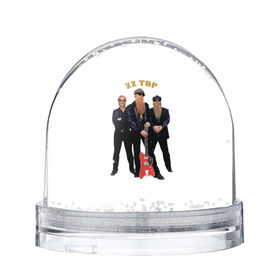 Снежный шар с принтом ZZ TOP в Санкт-Петербурге, Пластик | Изображение внутри шара печатается на глянцевой фотобумаге с двух сторон | blues | rock | zz top | блюз | зизи топ | музыка | рок