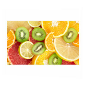 Бумага для упаковки 3D с принтом Сочные фрукты в Санкт-Петербурге, пластик и полированная сталь | круглая форма, металлическое крепление в виде кольца | апельсин | грейпфрут | десерт | дольки | киви | кусочки фруктов | лайм | лимон | разрез | сечение | фреш | фрукты | цитрусовые