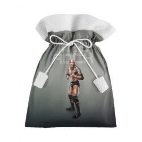 Подарочный 3D мешок с принтом The Rock WWE в Санкт-Петербурге, 100% полиэстер | Размер: 29*39 см | Тематика изображения на принте: dwayne johnson | the rock | wwe | рестлинг | спорт