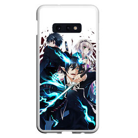 Чехол для Samsung S10E с принтом Blue Exorcist в Санкт-Петербурге, Силикон | Область печати: задняя сторона чехла, без боковых панелей | anime | ao no exorcist | blue exorcist | аниме | синий экзорцист | экзорцист