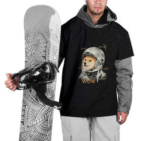 Накидка на куртку 3D с принтом Doge в Санкт-Петербурге, 100% полиэстер |  | Тематика изображения на принте: dog | doge | mem | memes | space | wow | доге | космос | мемы | собака