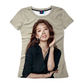 Женская футболка 3D с принтом Song Hye Kyo в Санкт-Петербурге, 100% полиэфир ( синтетическое хлопкоподобное полотно) | прямой крой, круглый вырез горловины, длина до линии бедер | дорама