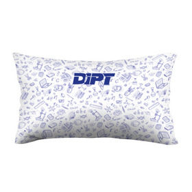 Подушка 3D антистресс с принтом DIPT в Санкт-Петербурге, наволочка — 100% полиэстер, наполнитель — вспененный полистирол | состоит из подушки и наволочки на молнии | 