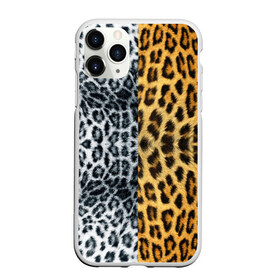 Чехол для iPhone 11 Pro матовый с принтом Леопард Снежный Барс в Санкт-Петербурге, Силикон |  | Тематика изображения на принте: textures | барс | животное | леопард | пятна | снежный | текстура | чёрное с белым