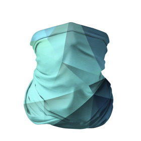 Бандана-труба 3D с принтом Polygon blue в Санкт-Петербурге, 100% полиэстер, ткань с особыми свойствами — Activecool | плотность 150‒180 г/м2; хорошо тянется, но сохраняет форму | полигон | текстура