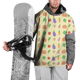 Накидка на куртку 3D с принтом Рай вегетарианца в Санкт-Петербурге, 100% полиэстер |  | Тематика изображения на принте: вегетарианцы | забавные | необычные | овощи | приколы