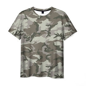 Мужская футболка 3D с принтом Камуфляж в Санкт-Петербурге, 100% полиэфир | прямой крой, круглый вырез горловины, длина до линии бедер | army | camo | camouflage | fishing | hunting | армия | камуфляж | маскировка | охота | рыбалка