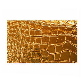 Бумага для упаковки 3D с принтом Золотой Крокодил в Санкт-Петербурге, пластик и полированная сталь | круглая форма, металлическое крепление в виде кольца | Тематика изображения на принте: gold | texture | глянец | золото | кожа | крокодил | текстура