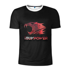 Мужская футболка 3D спортивная с принтом cs:go - iBUYPOWER (KATOWICE 2014) в Санкт-Петербурге, 100% полиэстер с улучшенными характеристиками | приталенный силуэт, круглая горловина, широкие плечи, сужается к линии бедра | cs | csgo | го | кс