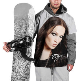 Накидка на куртку 3D с принтом Tarja Turunen Nightwish в Санкт-Петербурге, 100% полиэстер |  | nightwish | металл | музыка | рок | тарья турунен