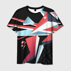 Мужская футболка 3D с принтом cs:go - Point Disarray style 2 (Буйство красок) в Санкт-Петербурге, 100% полиэфир | прямой крой, круглый вырез горловины, длина до линии бедер | 47 | ak | cs | csgo | disarray | point | буйство | го | краски | красок | кс