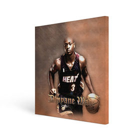 Холст квадратный с принтом Баскетболист Dwyane Wade в Санкт-Петербурге, 100% ПВХ |  | chicago bulls | баскетбол | буллз | дуэйн уэйд | нба | чикаго