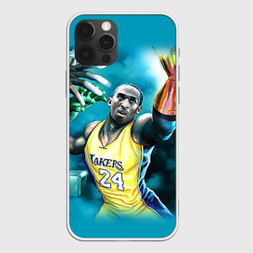 Чехол для iPhone 12 Pro с принтом Kobe Bryant в Санкт-Петербурге, силикон | область печати: задняя сторона чехла, без боковых панелей | kobe bryant | lakers | los angeles lakers | nba. | баскетбол | баскетболист | коби брайант | лайкерс | лос анджелес лейкерс | нба