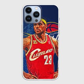 Чехол для iPhone 13 Pro Max с принтом LeBron James в Санкт-Петербурге,  |  | Тематика изображения на принте: cleveland cavaliers | lebron james | nba. | баскетбол | баскетболист | джеймс леброн | кливленд кавальерс | нба