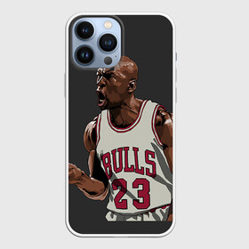 Чехол для iPhone 13 Pro Max с принтом Michael Jordan в Санкт-Петербурге,  |  | Тематика изображения на принте: chicago bulls | michael jeffrey jordan | nba. | баскетбол | баскетболист | вашингтон уизардс | майкл джордан | нба | чикаго | чикаго буллз