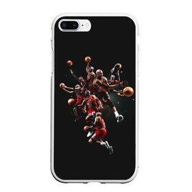 Чехол для iPhone 7Plus/8 Plus матовый с принтом Michael Jordan в Санкт-Петербурге, Силикон | Область печати: задняя сторона чехла, без боковых панелей | chicago bulls | michael jeffrey jordan | nba. | баскетбол | баскетболист | вашингтон уизардс | майкл джордан | нба | чикаго | чикаго буллз