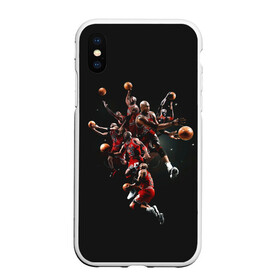 Чехол для iPhone XS Max матовый с принтом Michael Jordan в Санкт-Петербурге, Силикон | Область печати: задняя сторона чехла, без боковых панелей | chicago bulls | michael jeffrey jordan | nba. | баскетбол | баскетболист | вашингтон уизардс | майкл джордан | нба | чикаго | чикаго буллз