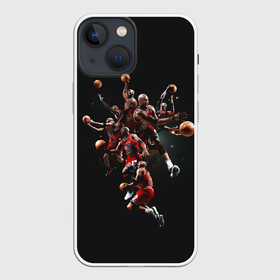 Чехол для iPhone 13 mini с принтом Michael Jordan в Санкт-Петербурге,  |  | chicago bulls | michael jeffrey jordan | nba. | баскетбол | баскетболист | вашингтон уизардс | майкл джордан | нба | чикаго | чикаго буллз