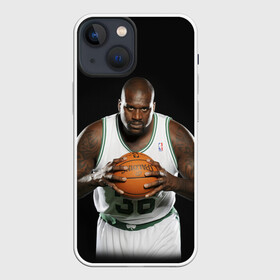 Чехол для iPhone 13 mini с принтом Shaquille ONeal в Санкт-Петербурге,  |  | shaquille oneal | баскетболист | нба | шакил онил