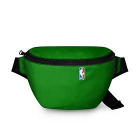 Поясная сумка 3D с принтом Boston Celtics в Санкт-Петербурге, 100% полиэстер | плотная ткань, ремень с регулируемой длиной, внутри несколько карманов для мелочей, основное отделение и карман с обратной стороны сумки застегиваются на молнию | boston celtics | бостон | бостон селтикс | нба | селтикс