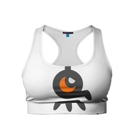Женский спортивный топ 3D с принтом Атомный Самовар в Санкт-Петербурге, 82% полиэстер, 18% спандекс Ткань безопасна для здоровья, позволяет коже дышать, не мнется и не растягивается |  | злой иван | иван победа | самовар | укрослов