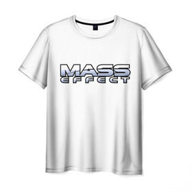 Мужская футболка 3D с принтом Mass effect в Санкт-Петербурге, 100% полиэфир | прямой крой, круглый вырез горловины, длина до линии бедер | andromeda | pc | андромеда | игры | масс | эффект