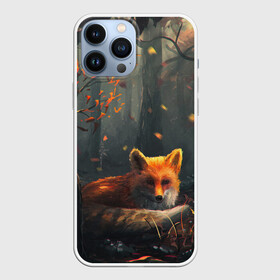 Чехол для iPhone 13 Pro Max с принтом Лиса в Санкт-Петербурге,  |  | autum | forest | fox | лес | лиса | осень