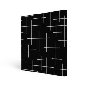 Холст квадратный с принтом Geometric (2) в Санкт-Петербурге, 100% ПВХ |  | geometric | белый | геометрик | линии | текстура | чёрный