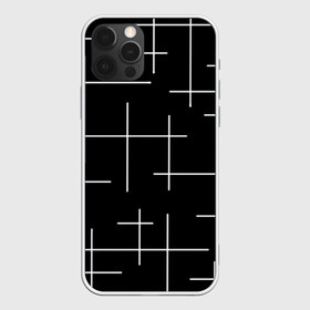 Чехол для iPhone 12 Pro Max с принтом Geometric (2) в Санкт-Петербурге, Силикон |  | Тематика изображения на принте: geometric | белый | геометрик | линии | текстура | чёрный