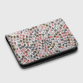 Картхолдер с принтом с принтом Игральные карты 3 в Санкт-Петербурге, натуральная матовая кожа | размер 7,3 х 10 см; кардхолдер имеет 4 кармана для карт; | Тематика изображения на принте: карты | настольные игры | пасьянс | покер
