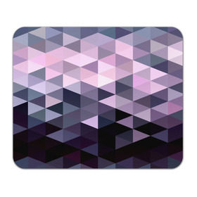 Коврик прямоугольный с принтом Pixel Polygon в Санкт-Петербурге, натуральный каучук | размер 230 х 185 мм; запечатка лицевой стороны | Тематика изображения на принте: геометрия | полигоны | треугольник