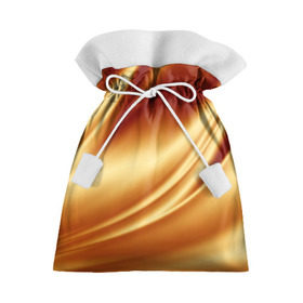 Подарочный 3D мешок с принтом Golden Silk в Санкт-Петербурге, 100% полиэстер | Размер: 29*39 см | Тематика изображения на принте: gold | golden silk | textile | texture | золотой шёлк | текстиль | текстура | ткань