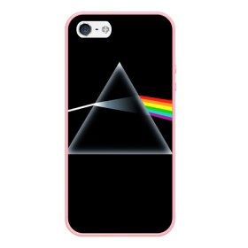 Чехол для iPhone 5/5S матовый с принтом Pink floyd в Санкт-Петербурге, Силикон | Область печати: задняя сторона чехла, без боковых панелей | 