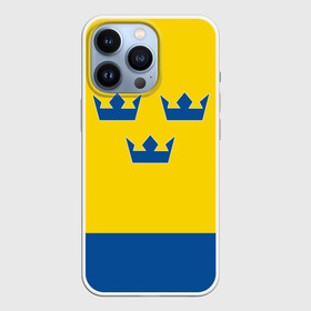 Чехол для iPhone 13 Pro с принтом Сборная Швеции по Хоккею в Санкт-Петербурге,  |  | sweden | world cup hockey | виктор хедман | вратарь | защитник | клюшка | кубок мира | нападающий | сборная канады | хоккей | хоккейная форма | швеция | эрик карлссон
