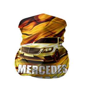 Бандана-труба 3D с принтом Mercedes Benz в Санкт-Петербурге, 100% полиэстер, ткань с особыми свойствами — Activecool | плотность 150‒180 г/м2; хорошо тянется, но сохраняет форму | benz | mercedes | авто | автомобиль | водитель | машина | мерседес бенц | тачка