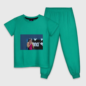 Детская пижама хлопок с принтом Пловец в Санкт-Петербурге, 100% хлопок |  брюки и футболка прямого кроя, без карманов, на брюках мягкая резинка на поясе и по низу штанин
 | swimmer