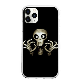 Чехол для iPhone 11 Pro матовый с принтом Скeлетик в Санкт-Петербурге, Силикон |  | bones | halloween | skull в идеи подарков в хеллоуин | скелет | скелеты | хеллоиун | хэллоуин | хэлоуин | череп | черепа