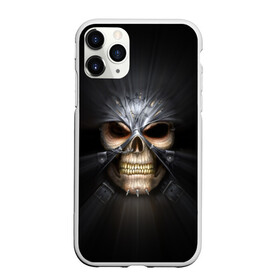 Чехол для iPhone 11 Pro матовый с принтом Скелет в маске в Санкт-Петербурге, Силикон |  | warhammer | хаос | череп