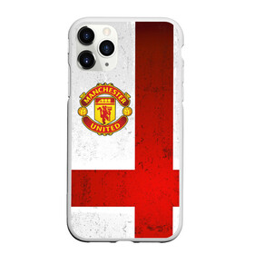 Чехол для iPhone 11 Pro матовый с принтом Manchester United FC в Санкт-Петербурге, Силикон |  | англия | клуб | манчестер | фк | футбол | футбольный | юнайтед