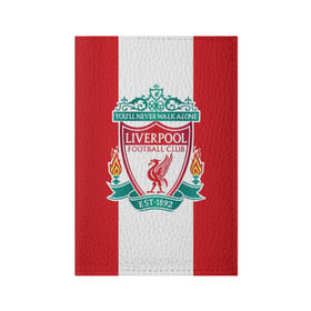 Обложка для паспорта матовая кожа с принтом Liverpool FC в Санкт-Петербурге, натуральная матовая кожа | размер 19,3 х 13,7 см; прозрачные пластиковые крепления | англия | клуб | ливерпуль | фк | футбол | футбольный