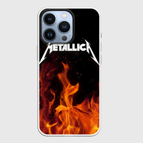 Чехол для iPhone 13 Pro с принтом Metallica fire в Санкт-Петербурге,  |  | металлика