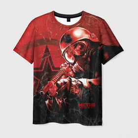 Мужская футболка 3D с принтом Metro 2033 в Санкт-Петербурге, 100% полиэфир | прямой крой, круглый вырез горловины, длина до линии бедер | horror | метро 2033 | ужасы