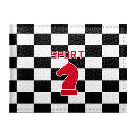 Обложка для студенческого билета с принтом Шахматы это спорт в Санкт-Петербурге, натуральная кожа | Размер: 11*8 см; Печать на всей внешней стороне | Тематика изображения на принте: chess | sport